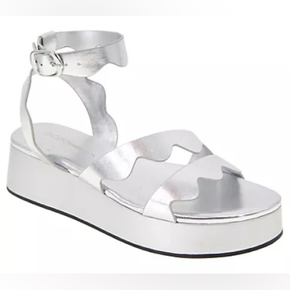 Silver Platform Sandals